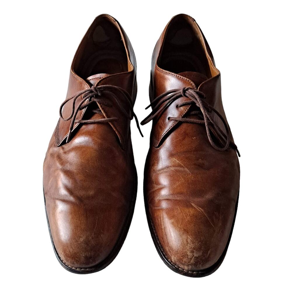 Johnston & Murphy Brown Leather LaceUp Shoes Mens Size 11M